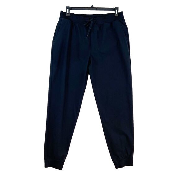 Rhoback Joggers Men's XL Black Pull On Delta Performance Pockets Drawstring - Picture 1 of 6